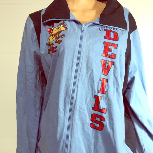 Looney Toons “Devils” Tasmanian Devil Jacket ♥️🌈 - Picture 1 of 8